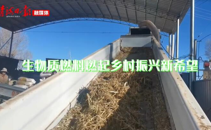 青海海东乐都：生物质颗粒燃料燃起乡村振兴新希望